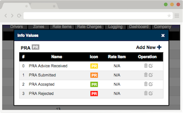Freight tracker has a comprehensive management section